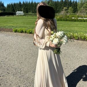 Lulus blush pink Maxi dress